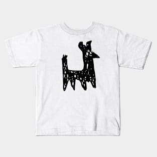 black animal Kids T-Shirt